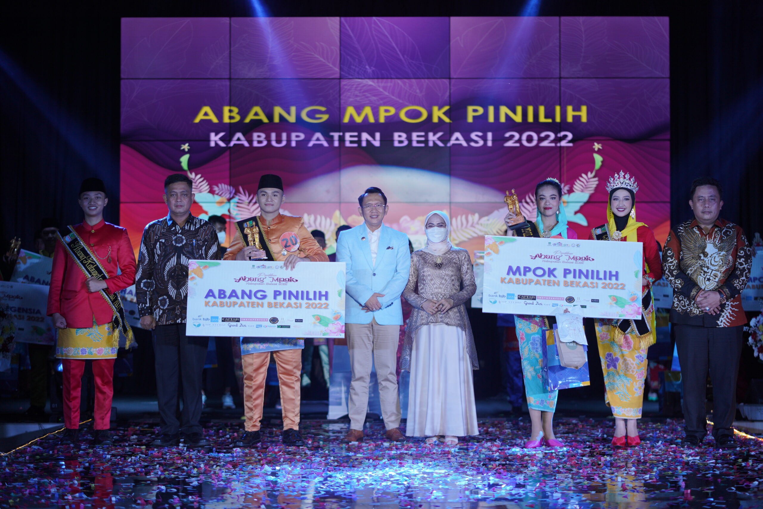 Malam Puncak Pemilihan Abang Mpok Kabupaten Bekasi Tahun 2022