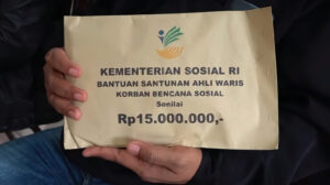Kementrian Sosial RI Memberikan Bansos Kepada Keluarga Korban Tragedi Kanjuruhan Malang