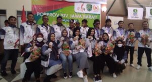 Tim Beregu Catur Kabupaten Bekasi Raih Emas Porprov Jabar 2022